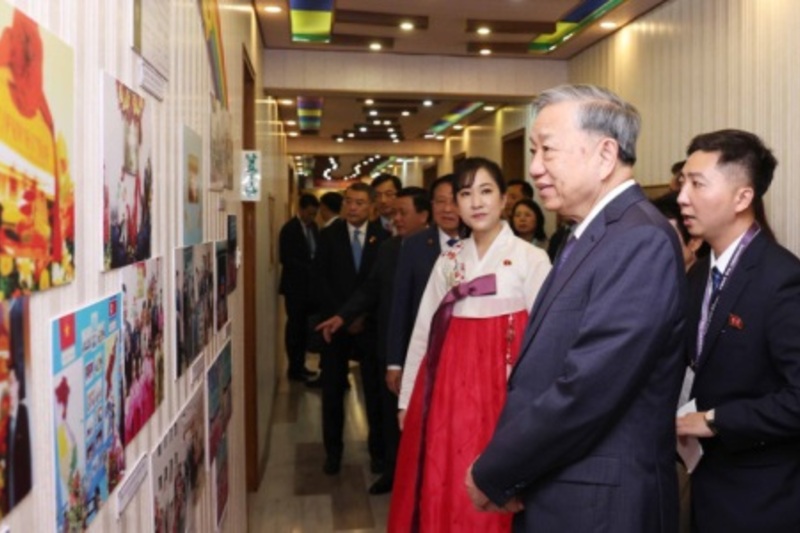 Tổng Bí thư Tô Lâm thăm Trường mẫu giáo Kiêng Sang và lớp học mang tên Bác Hồ