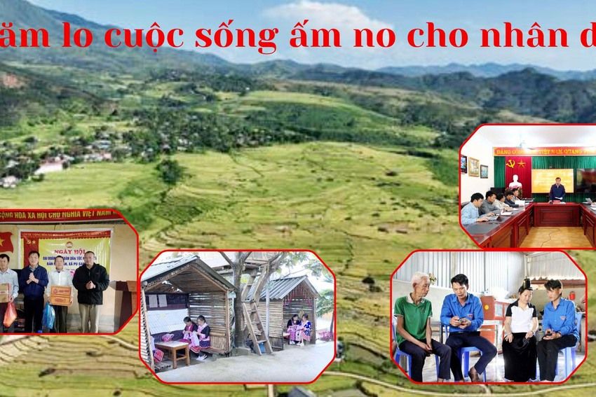 Chăm lo cuộc sống ấm no cho nhân dân