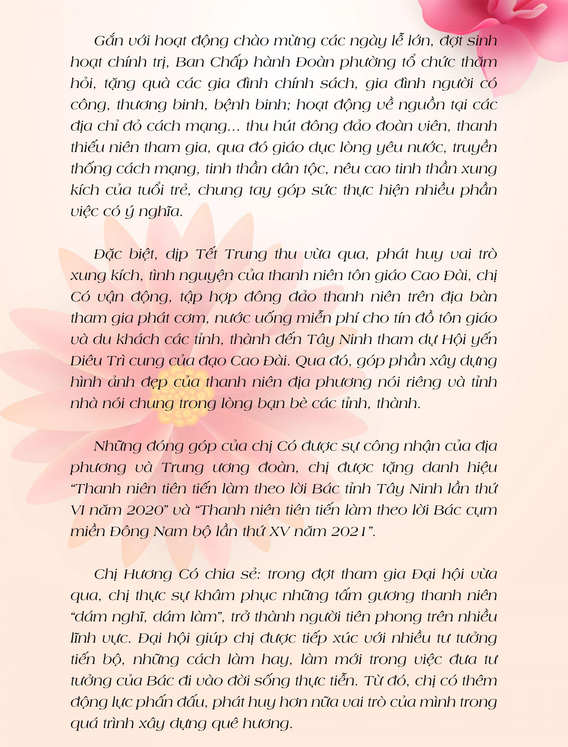 Những bông hoa trong vườn Bác