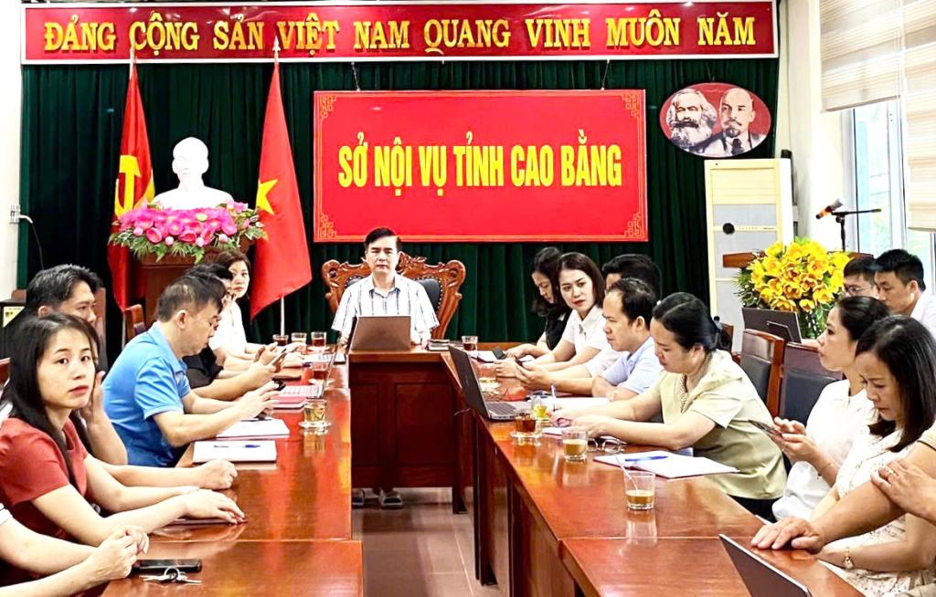 Sở Nội vụ triển khai nhiệm vụ chuyên môn gắn với việc học tập và làm theo tư tưởng, đạo đức, phong cách Hồ Chí Minh.