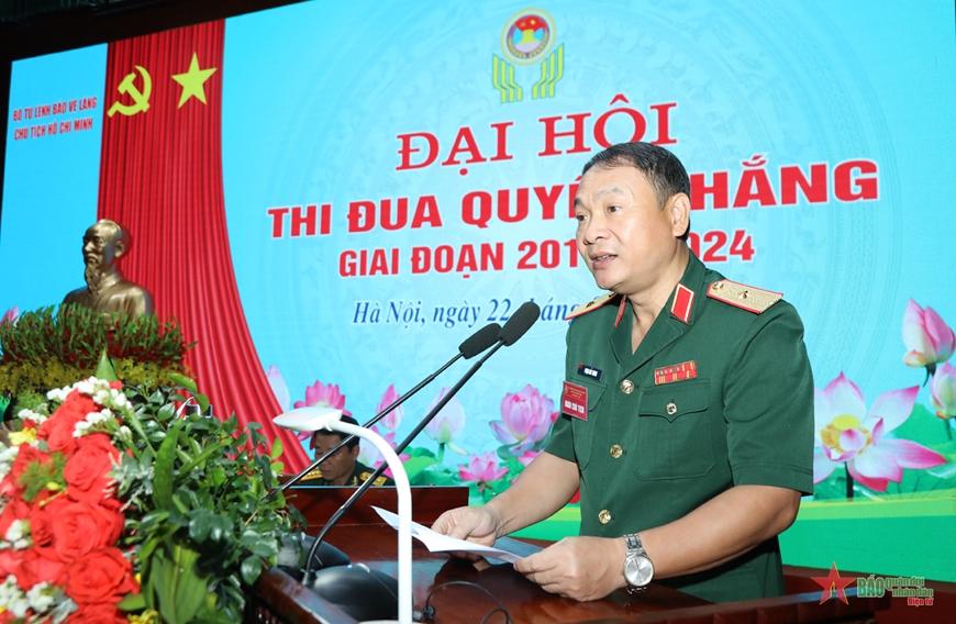 Bộ tư lệnh Bảo vệ Lăng Chủ tịch Hồ Chí Minh phải là đơn vị gương mẫu, đi đầu toàn quân về học tập và làm theo Bác