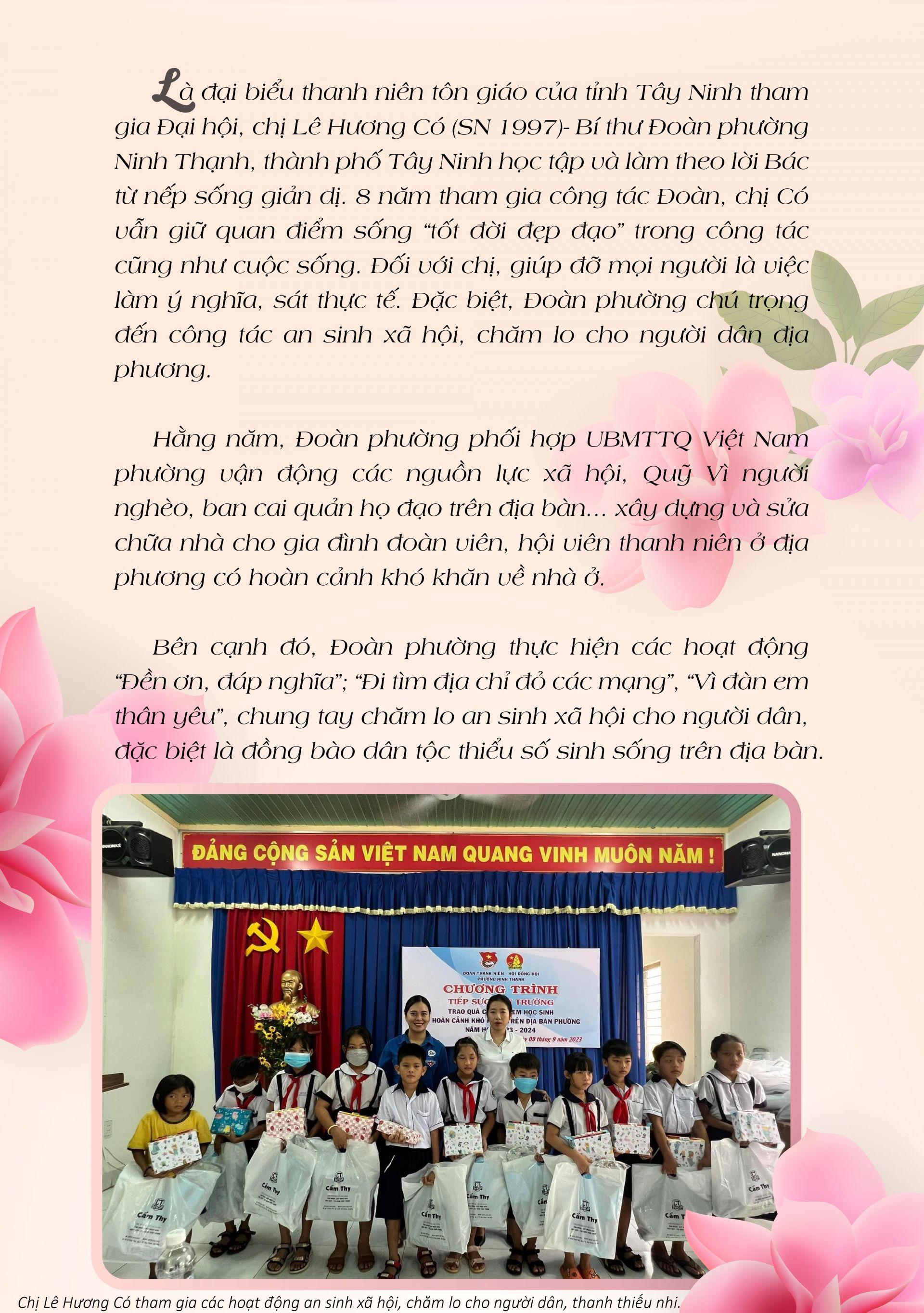 Những bông hoa trong vườn Bác