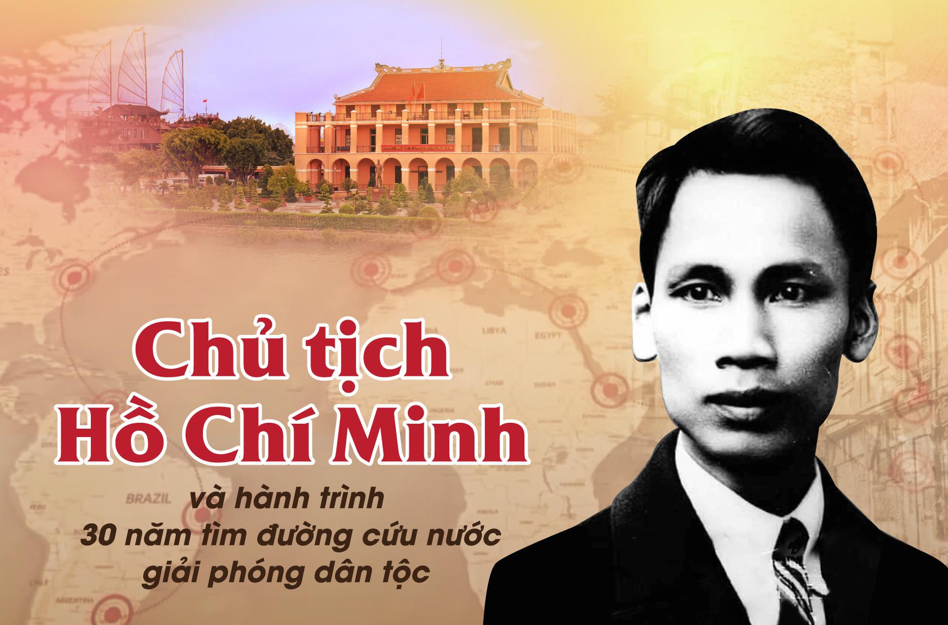 Chủ tịch Hồ Chí Minh và hành trình 30 năm tìm đường cứu nước giải phóng dân tộc